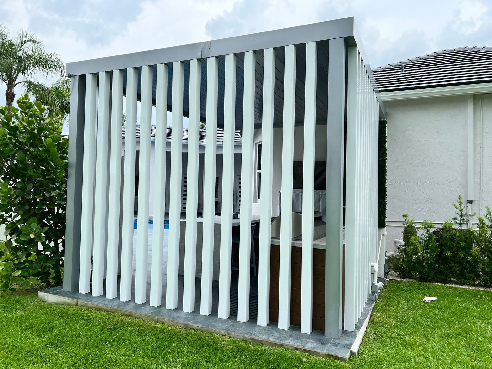 Pérgola de aluminio